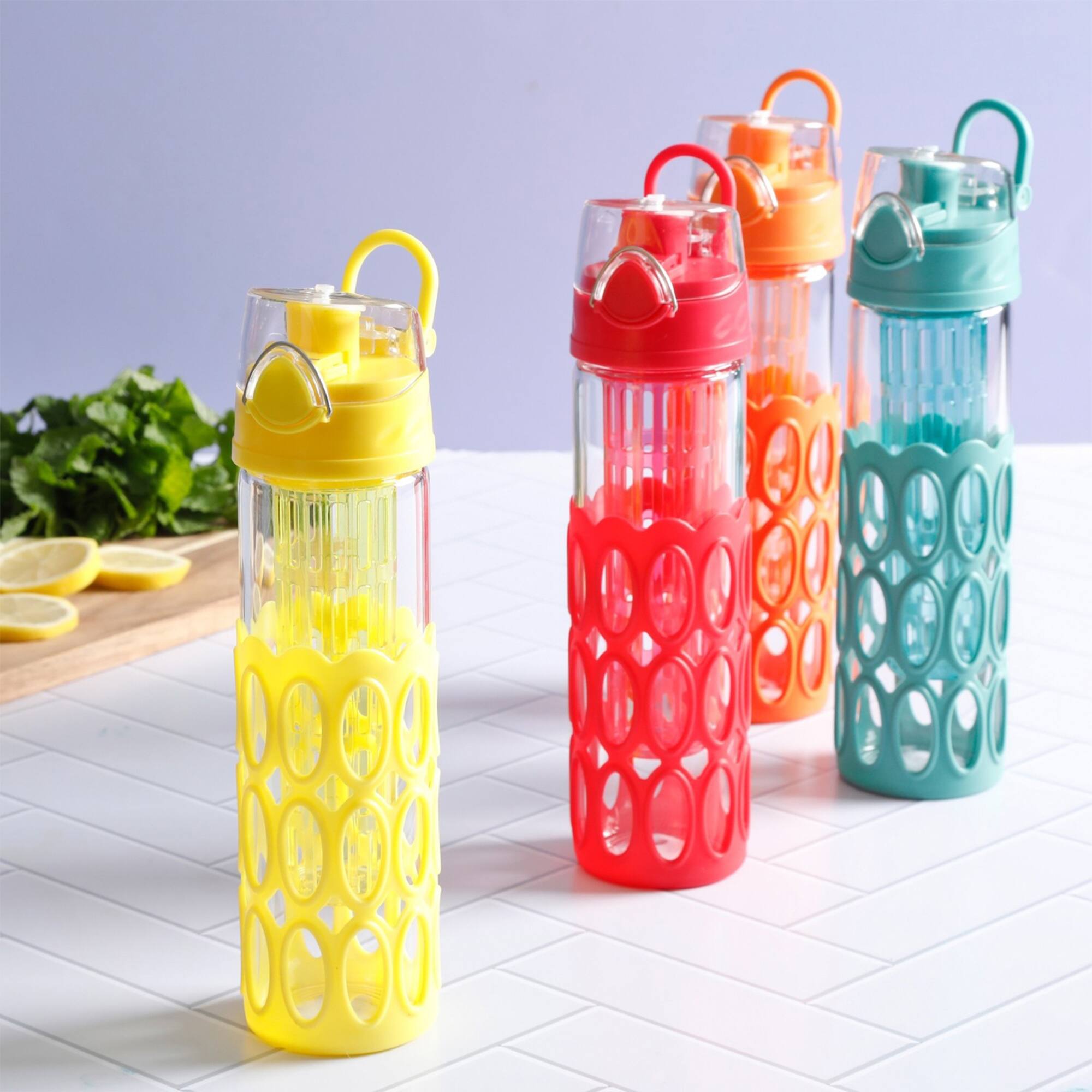 Gibson Home® Rainbow Cool 20oz. Hydration Bottle Set